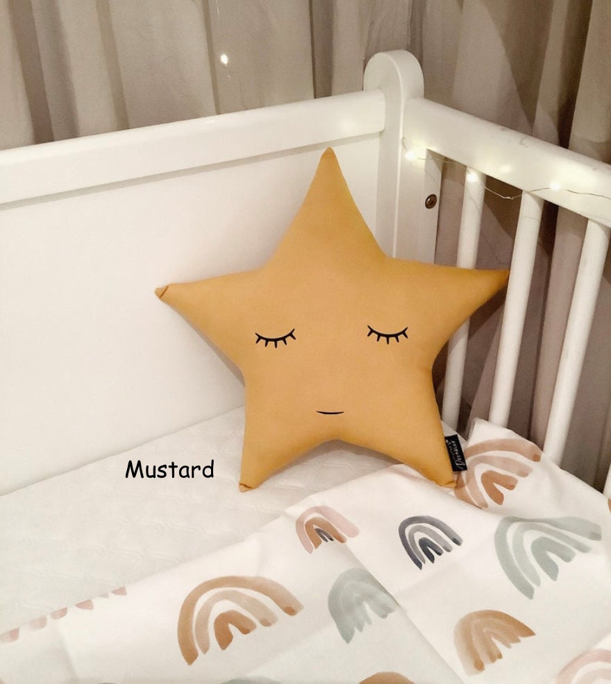 Sleepy Star, Moon, Cloud - Plush Pillow