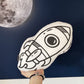 Space Ship - Plush Pillow
