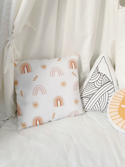 Boho Rainbow - Square Pillow