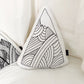 Large Line Art Mountain - Plush Pillow