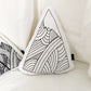 Large Line Art Mountain - Plush Pillow