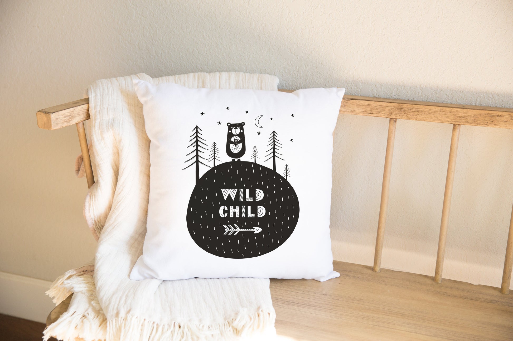 Monochrome Square Pillows
