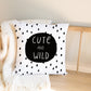Wild Monochrome - Square Pillow