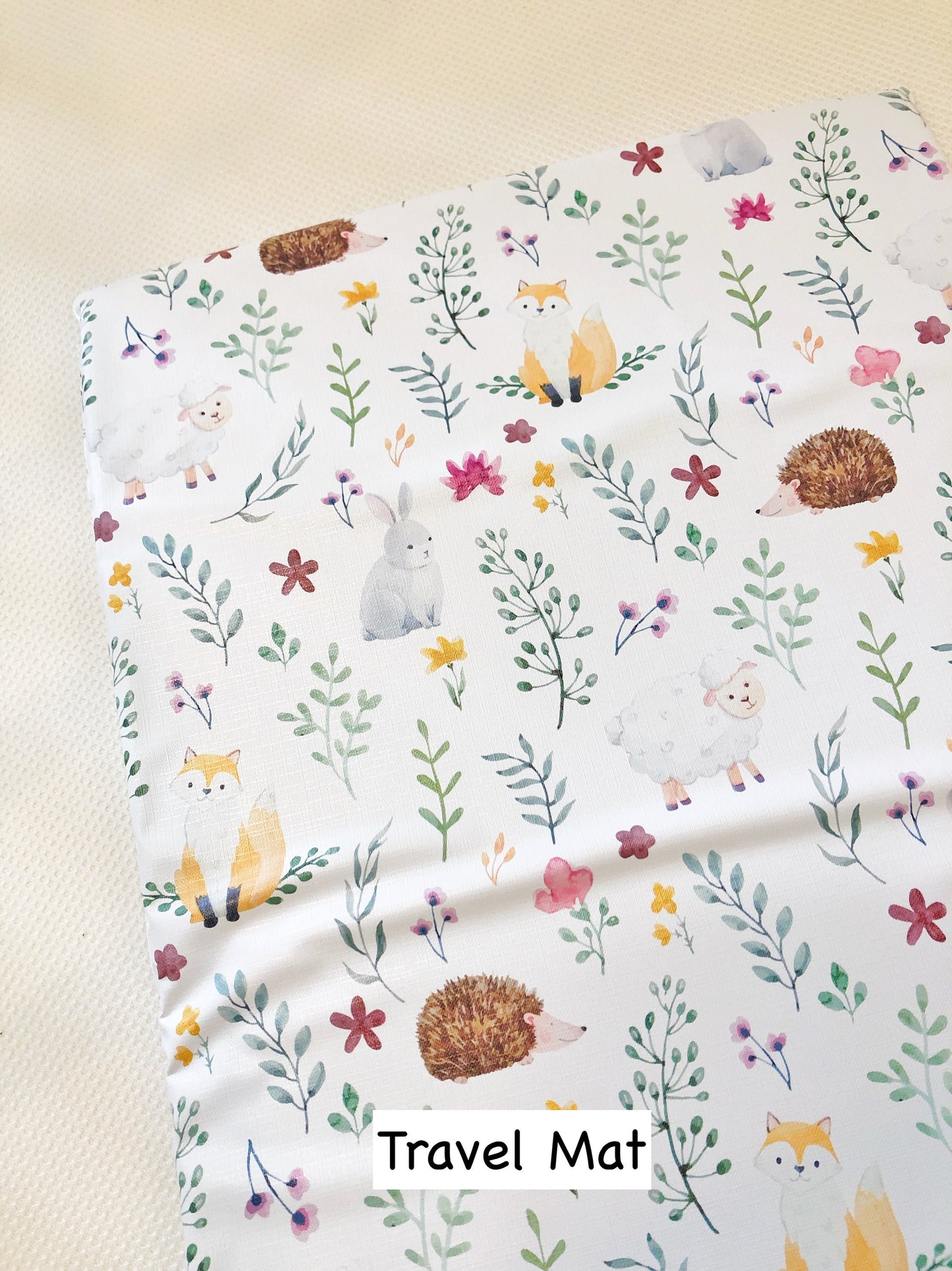 Woodland Fox & Animals - Baby Changing Mat