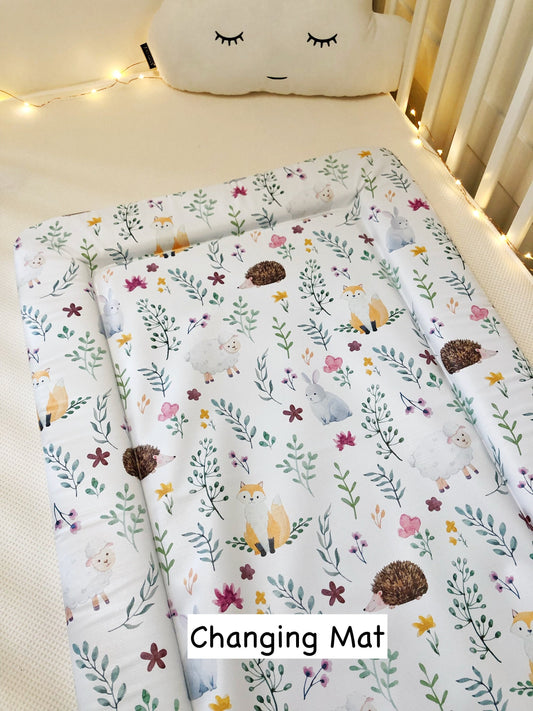 Woodland Fox & Animals - Baby Changing Mat