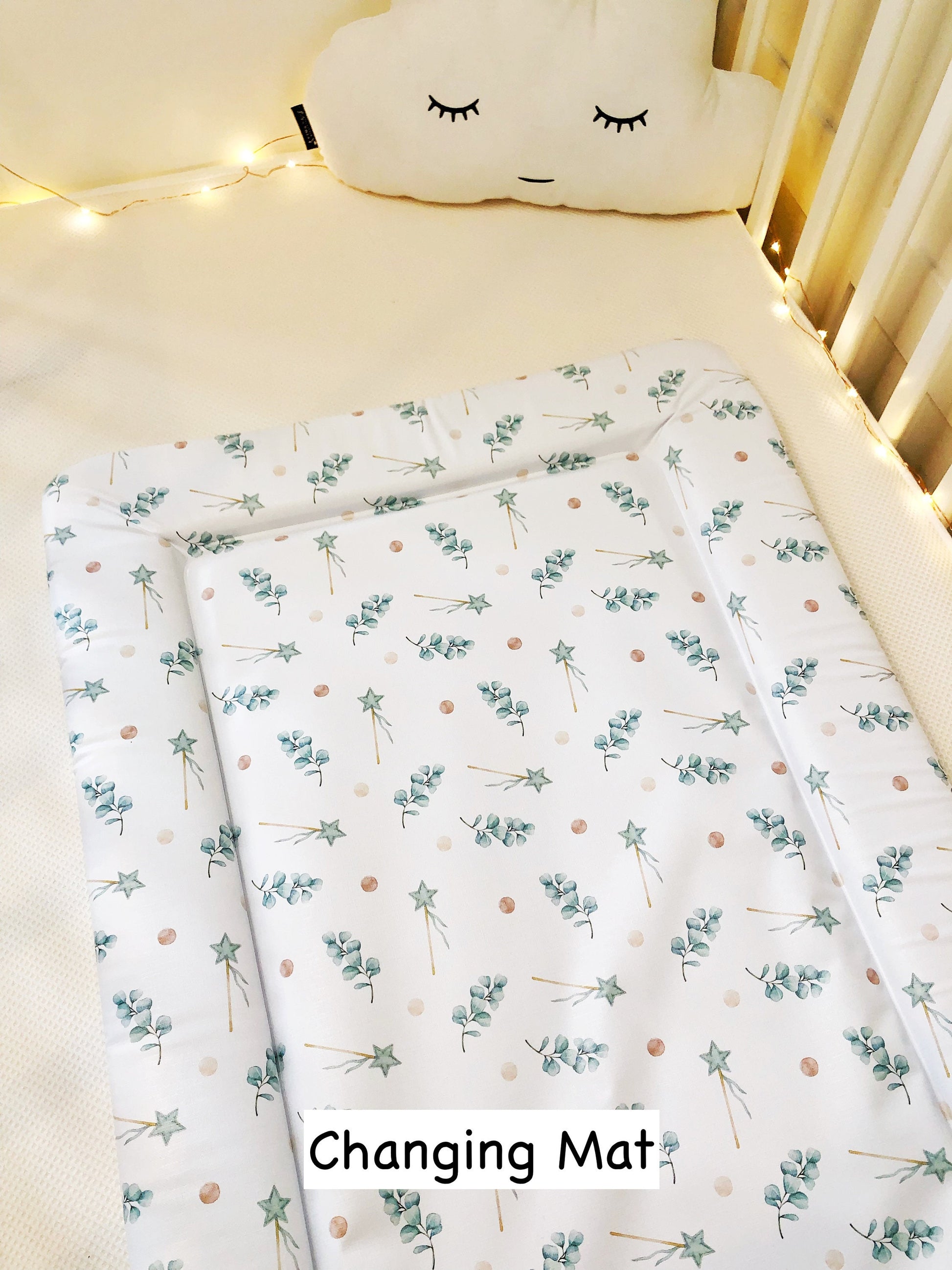 Eucalyptus Floral - Baby Changing Mat