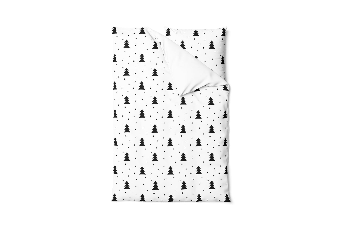 Christmas Tree, Black & White - Bedding