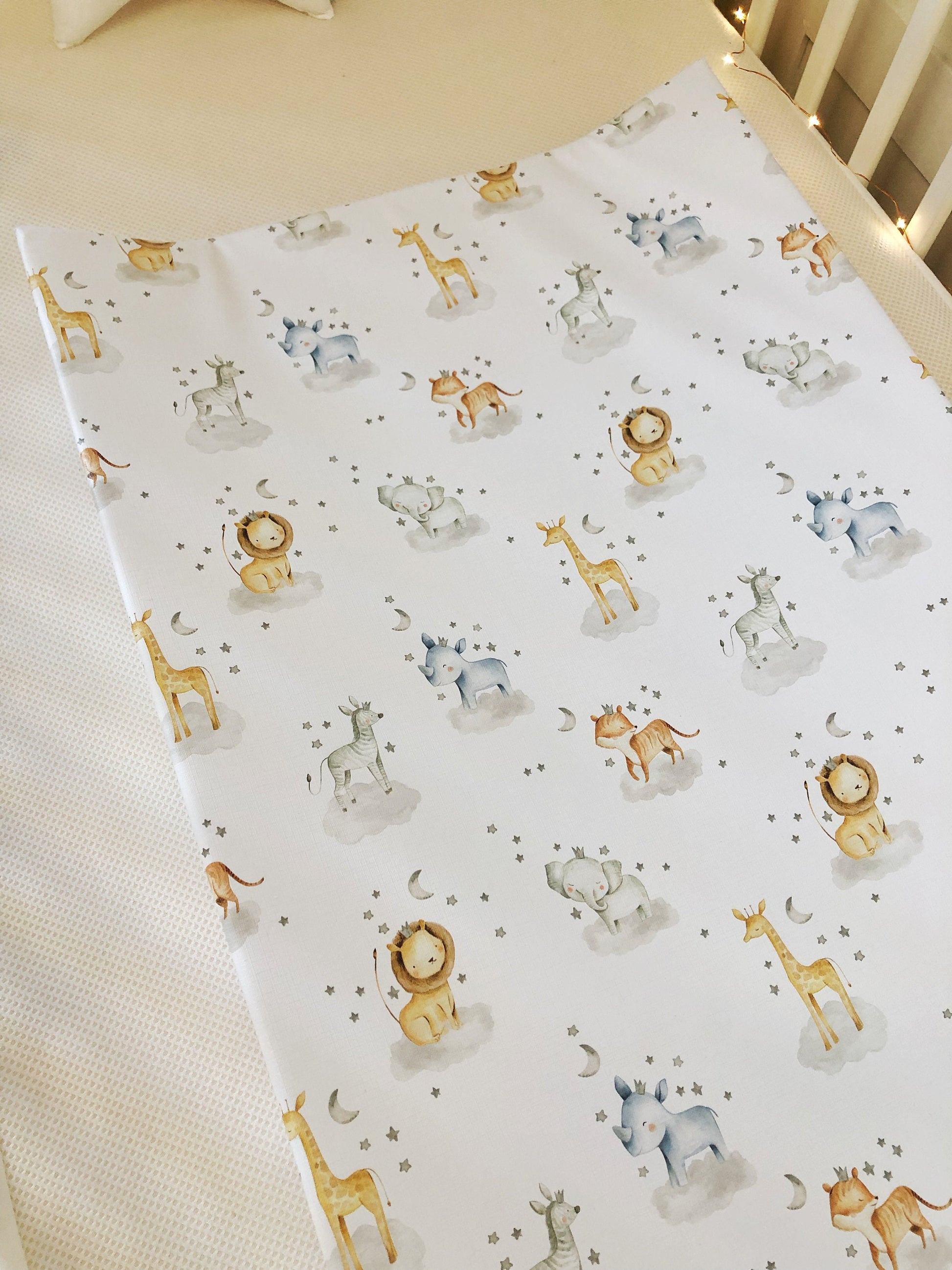Cute Safari Animals - Baby Changing Mat