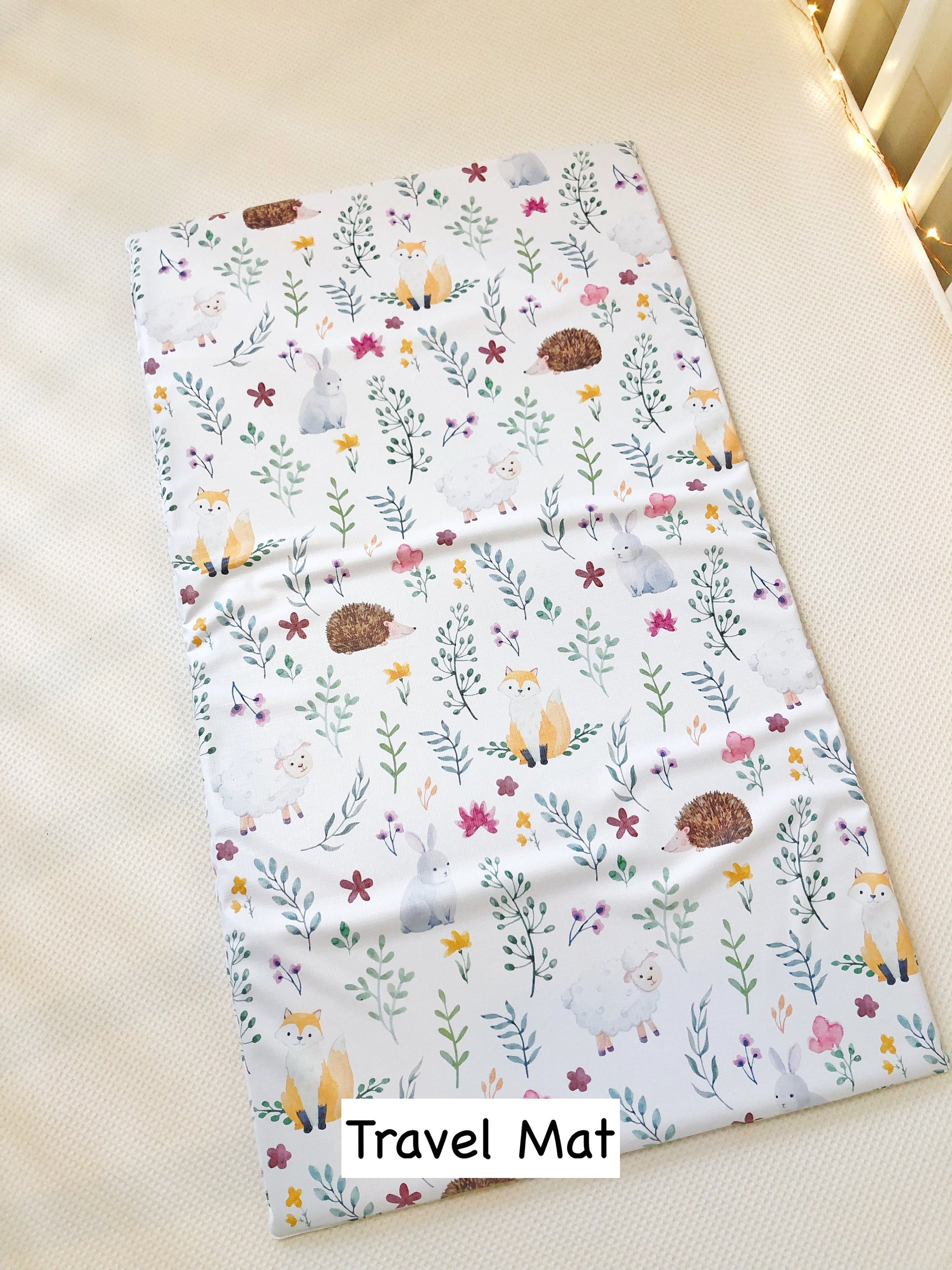 Woodland Fox & Animals - Baby Changing Mat