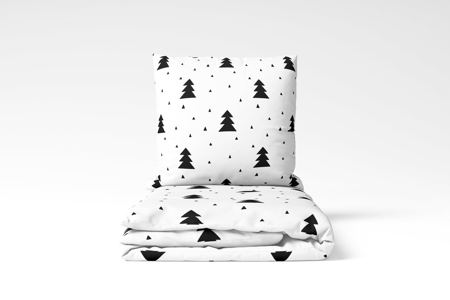 Christmas Tree, Black & White - Bedding