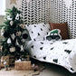 Christmas Tree, Black & White - Bedding