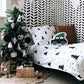 Christmas Tree, Black & White - Bedding