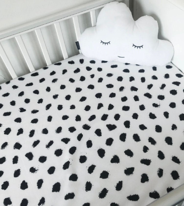 Dalmatian Spots Bedding, Dots, Duvet Covers, Fitted Sheets, Children's Room Decor, Kids Bedding, Baby bedding, Dalmatian Spots Bedding