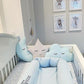 Sleepy Star, Moon, Cloud - Plush Pillow