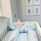 Sleepy Star, Moon, Cloud - Plush Pillow
