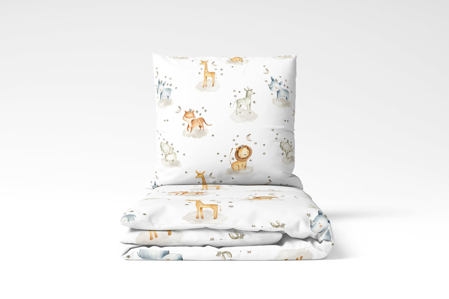 Cute Watercolour Safari Animal - Bedding