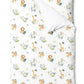 Watercolour Leaf Animal Safari Bedding, Duvet Covers, Fitted Sheets, Safari Bedding, Animal Decor, Kids Bedding, Safari Animal Bedding
