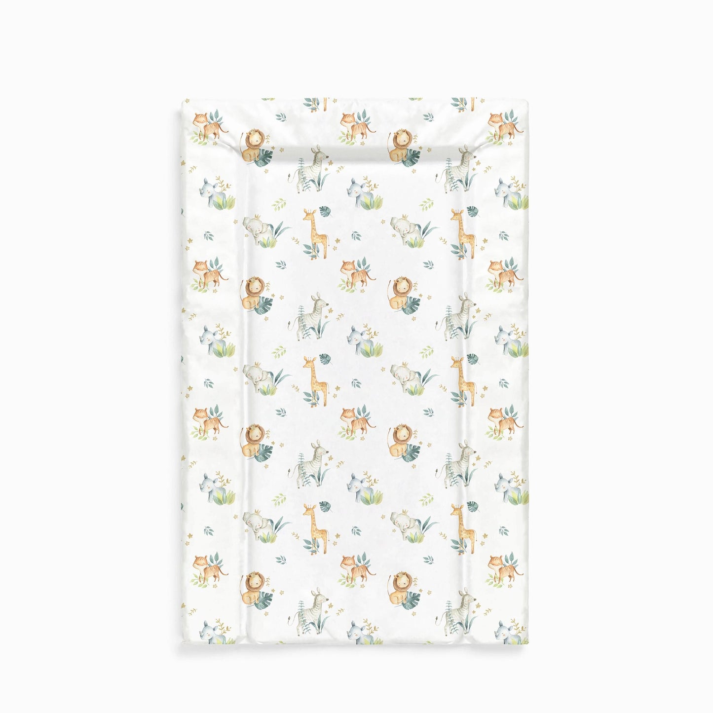 Safari Animals (with Leaves) - Baby Changing Mat