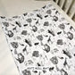 Monochrome Safari - Baby Changing Mat