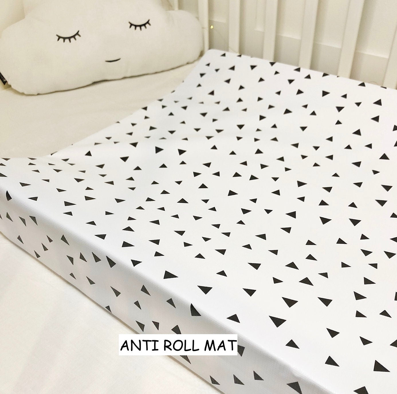 Basics - Black Triangles - Baby Changing Mat