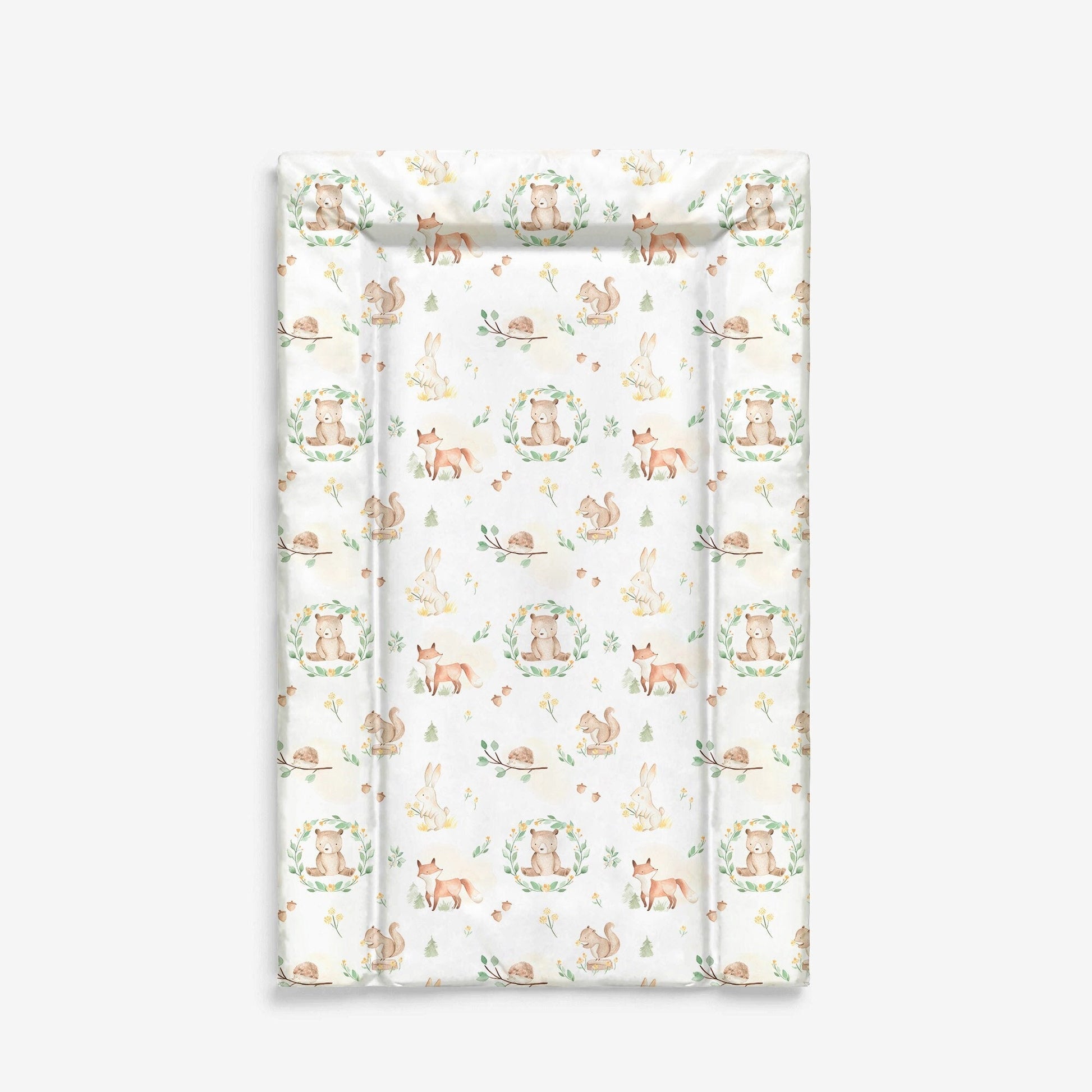 Woodland Bears and Animals - Baby Changing Mat