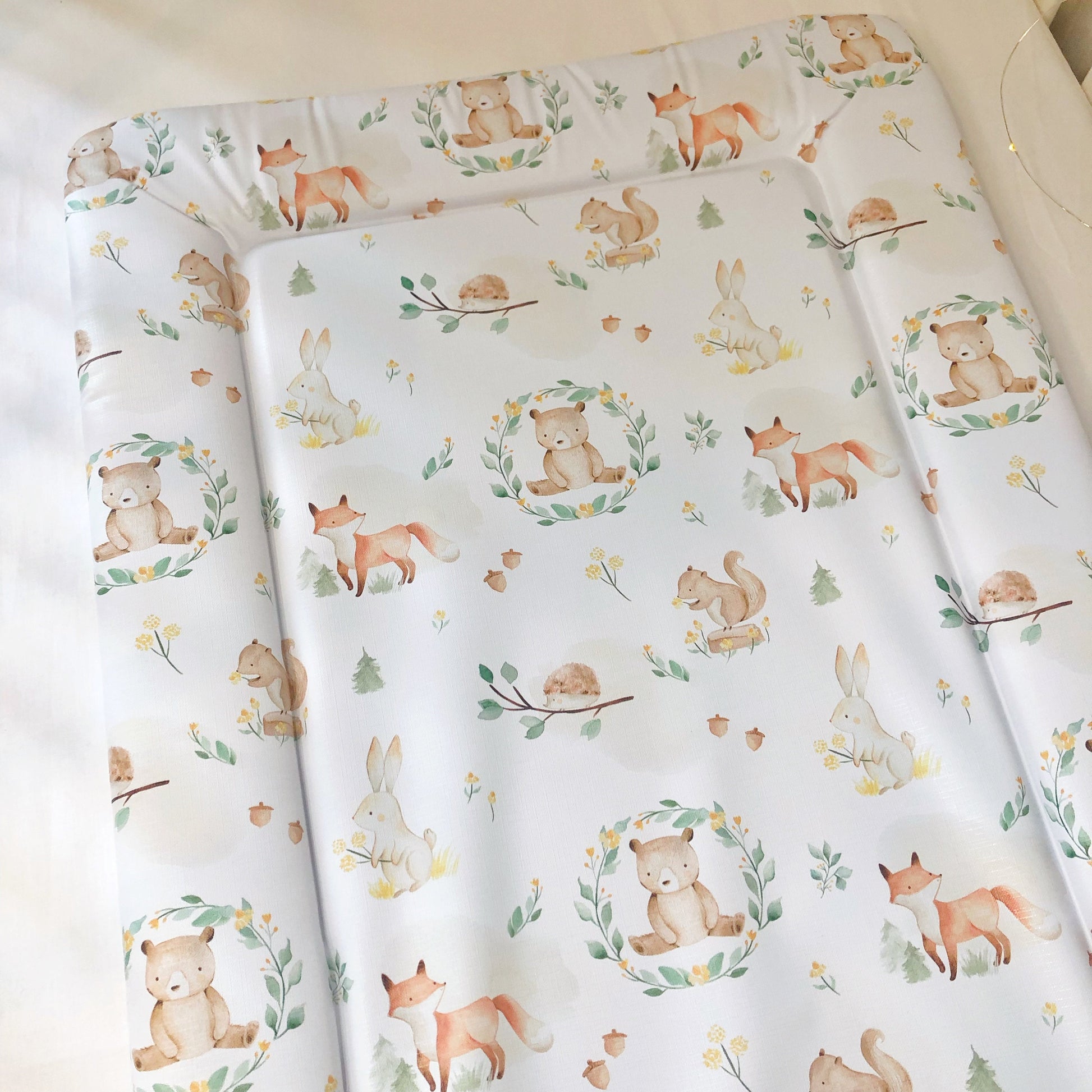 Woodland Bears and Animals - Baby Changing Mat