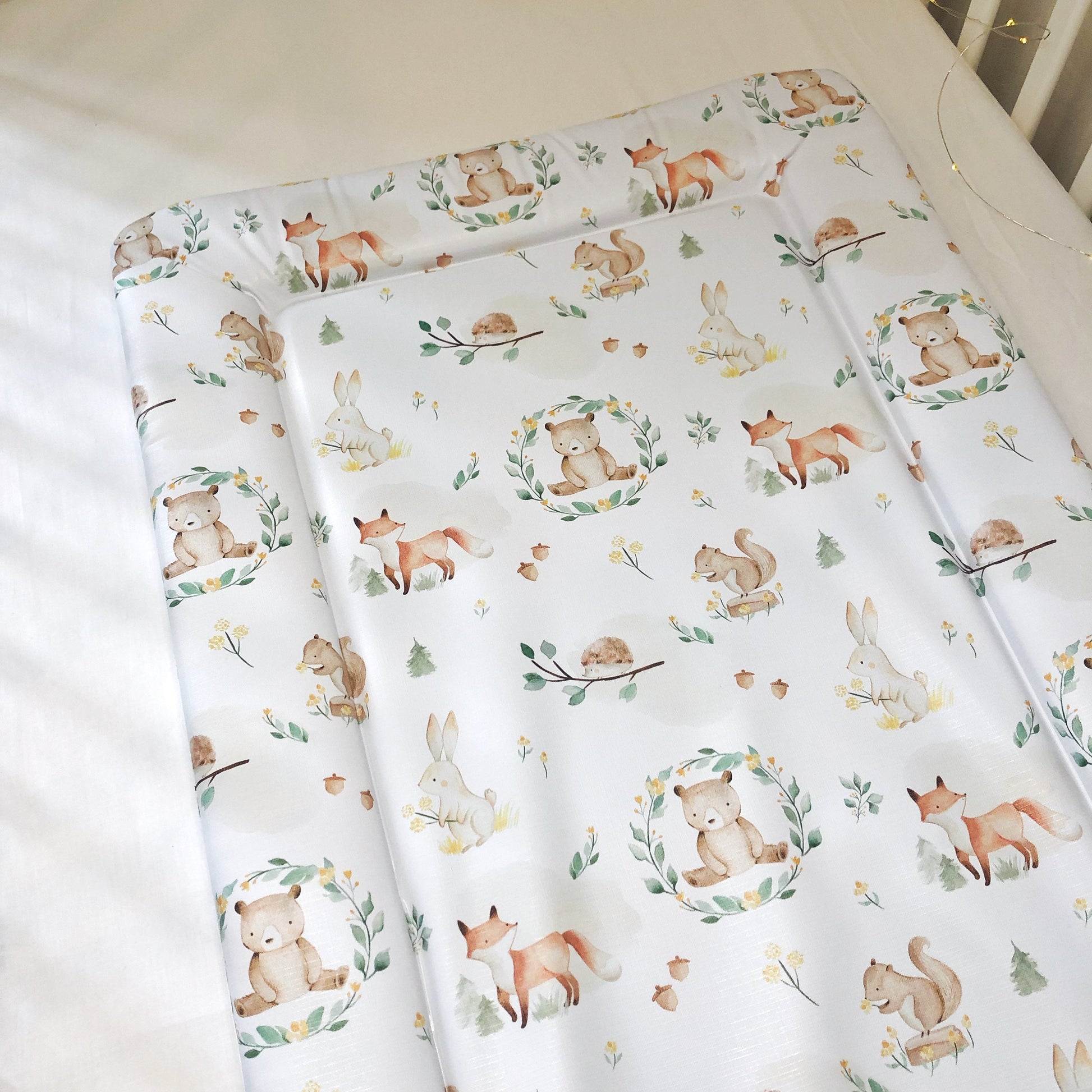 Woodland Bears and Animals - Baby Changing Mat