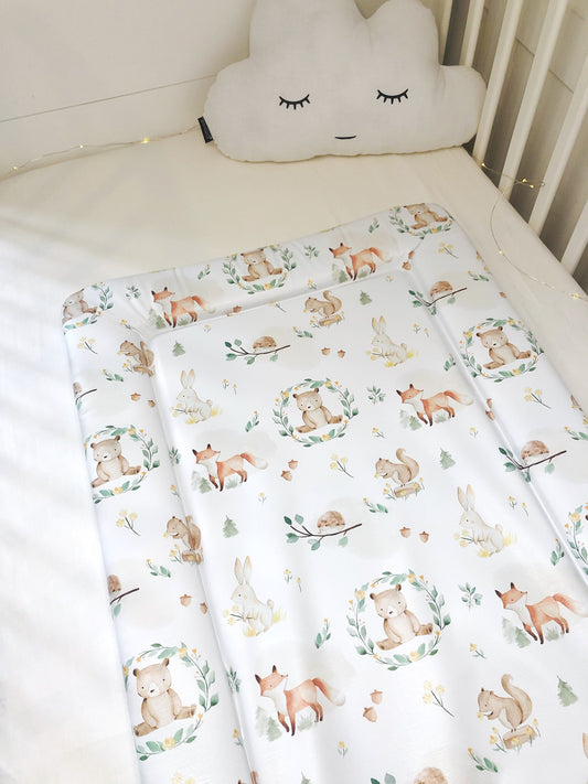 Woodland Bears and Animals - Baby Changing Mat