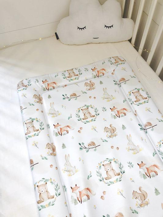 Woodland Bears and Animals - Baby Changing Mat