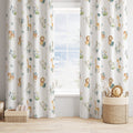 Safari Animal with Leaves Curtains, Blackout or Non Blackout, Curtains with Eyelets, Safari Curtains, Home Decor