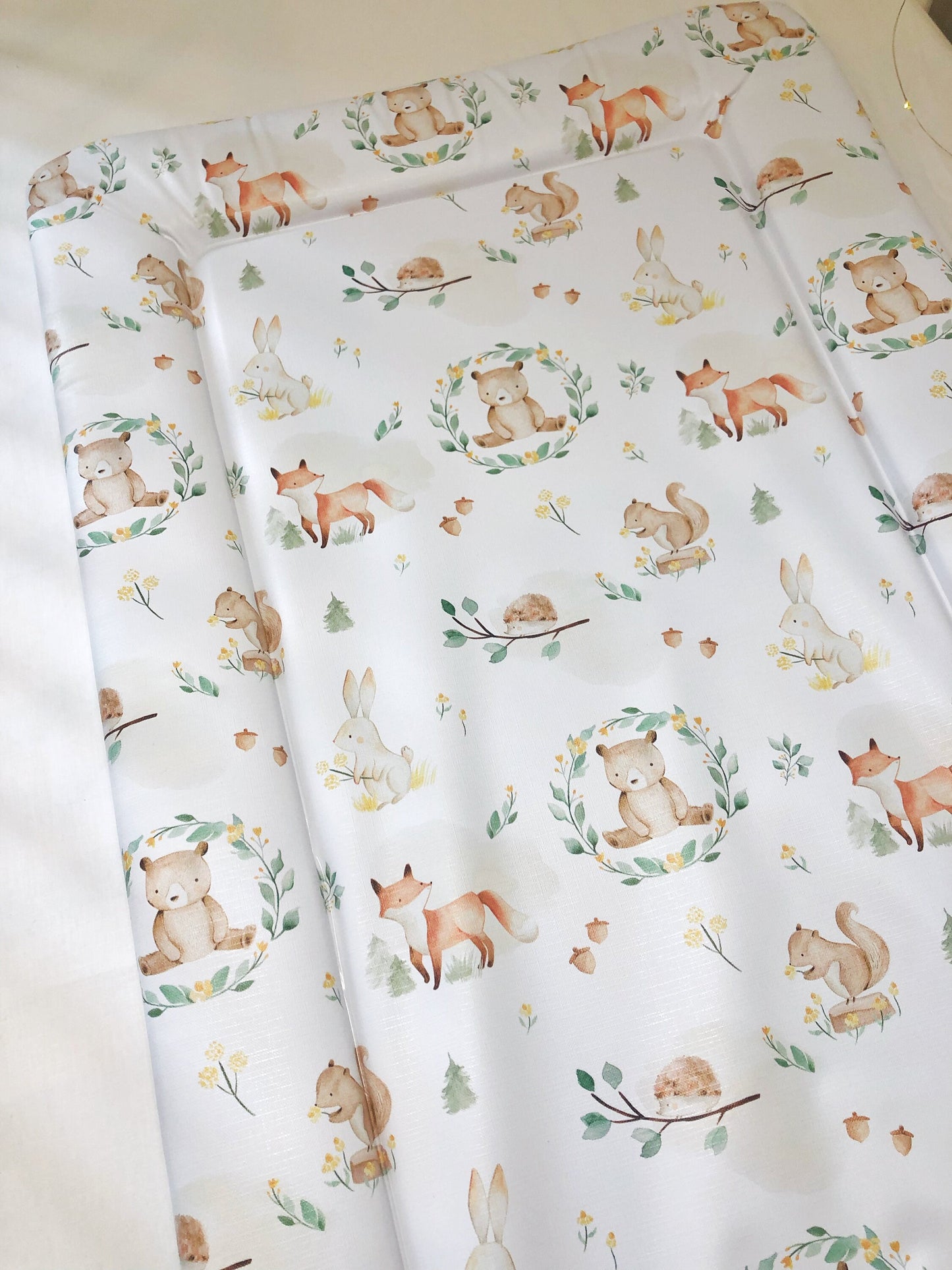 Woodland Bears and Animals - Baby Changing Mat