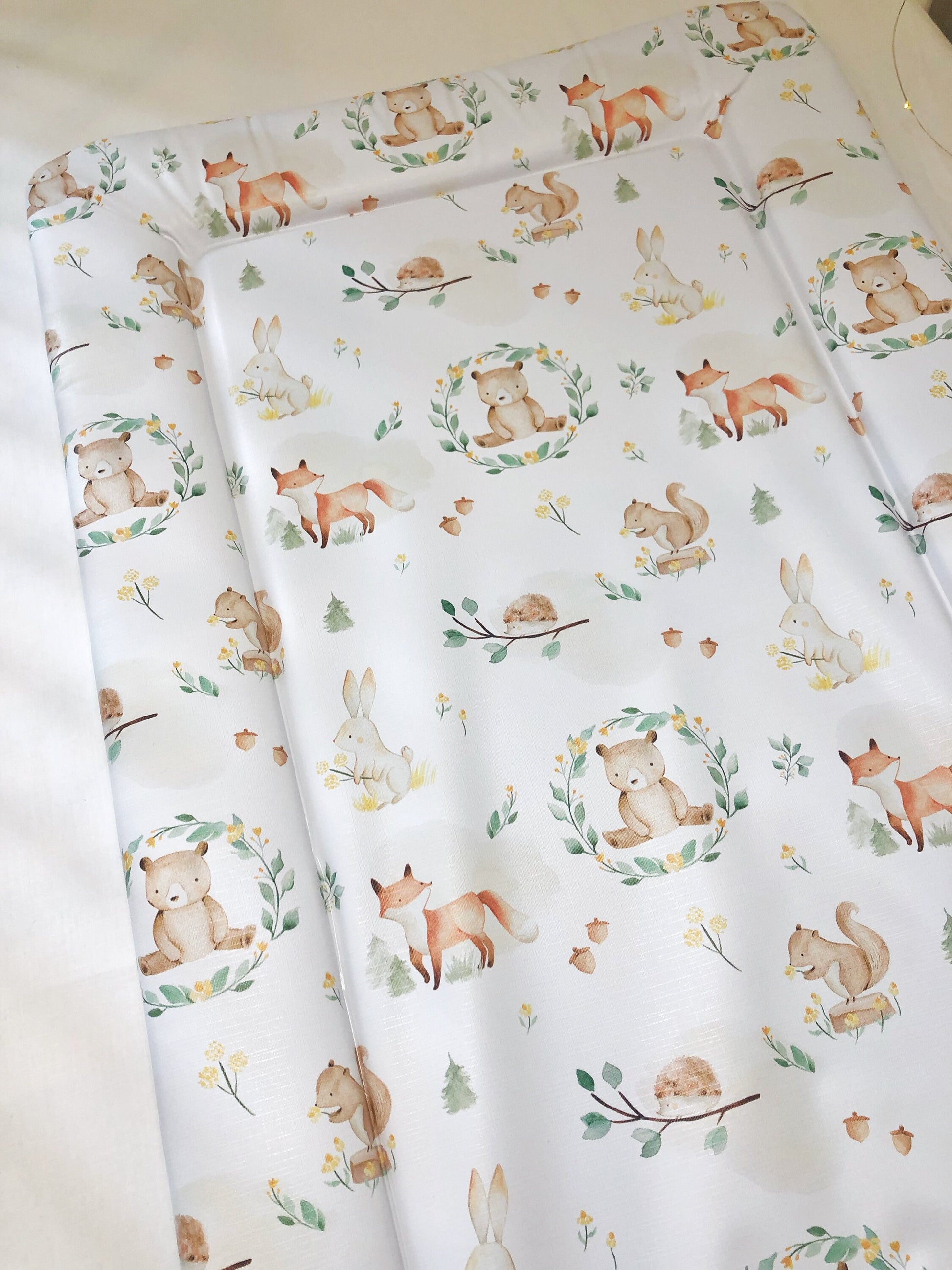 Woodland Bears and Animals - Baby Changing Mat