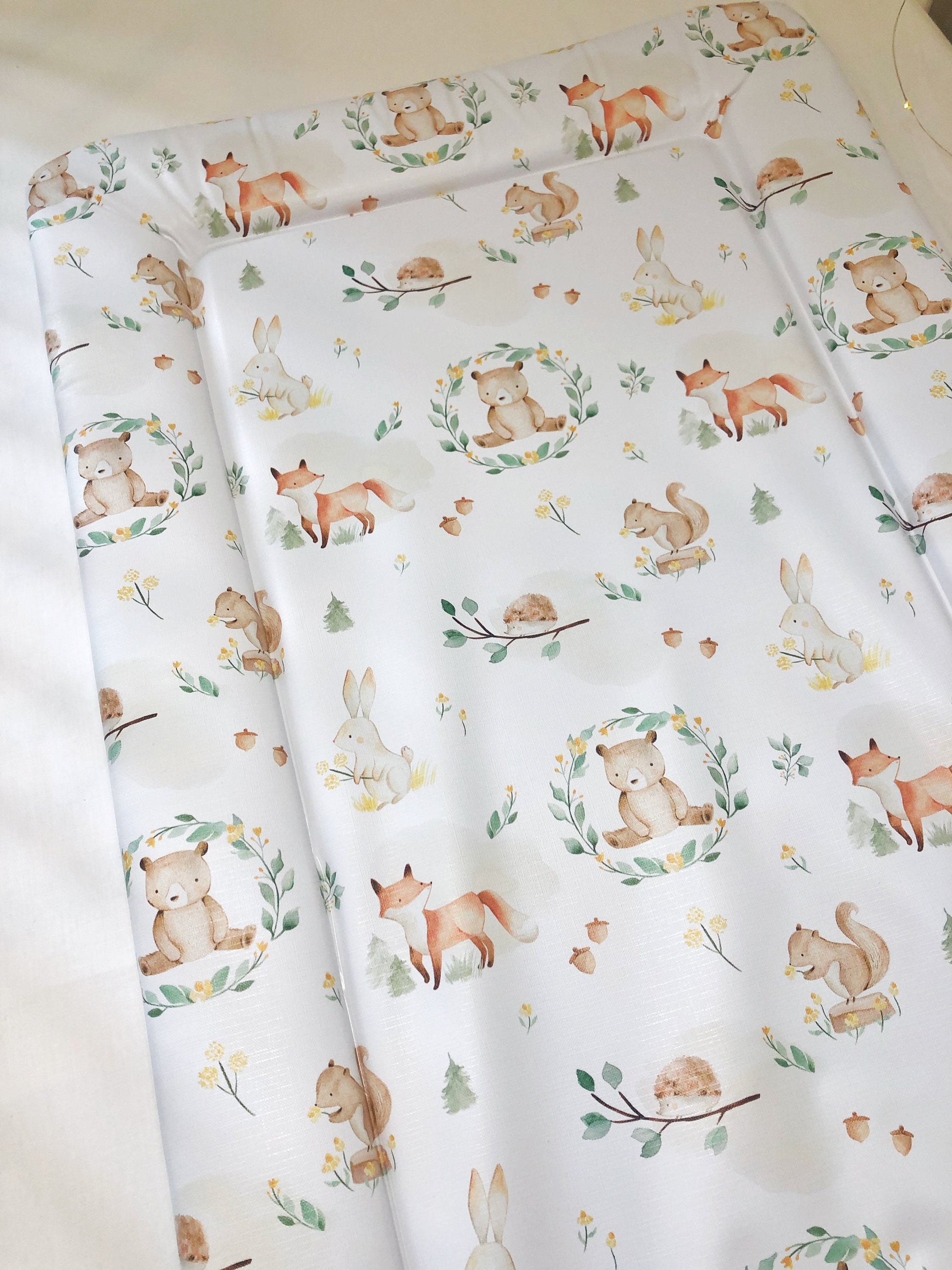 Woodland Bears and Animals - Baby Changing Mat