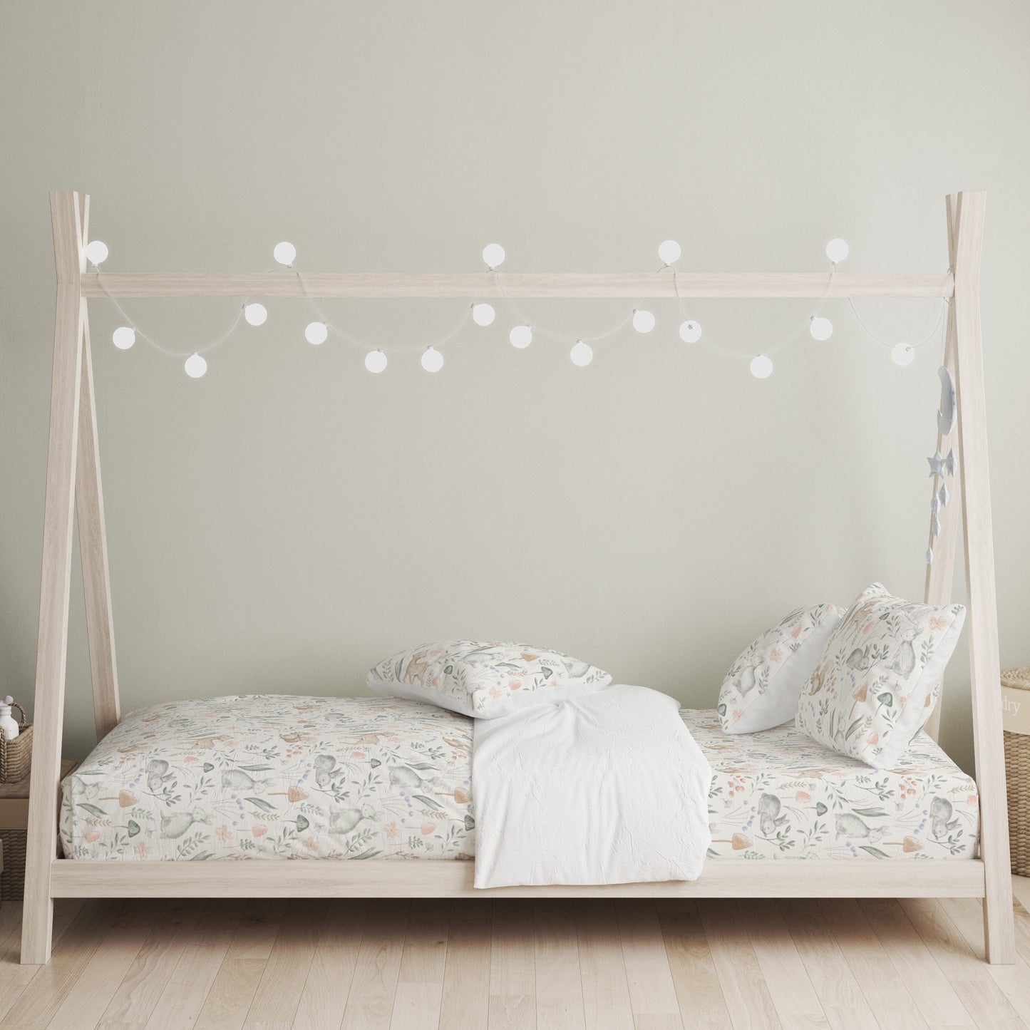 Woodland Sketched Animals - Bedding