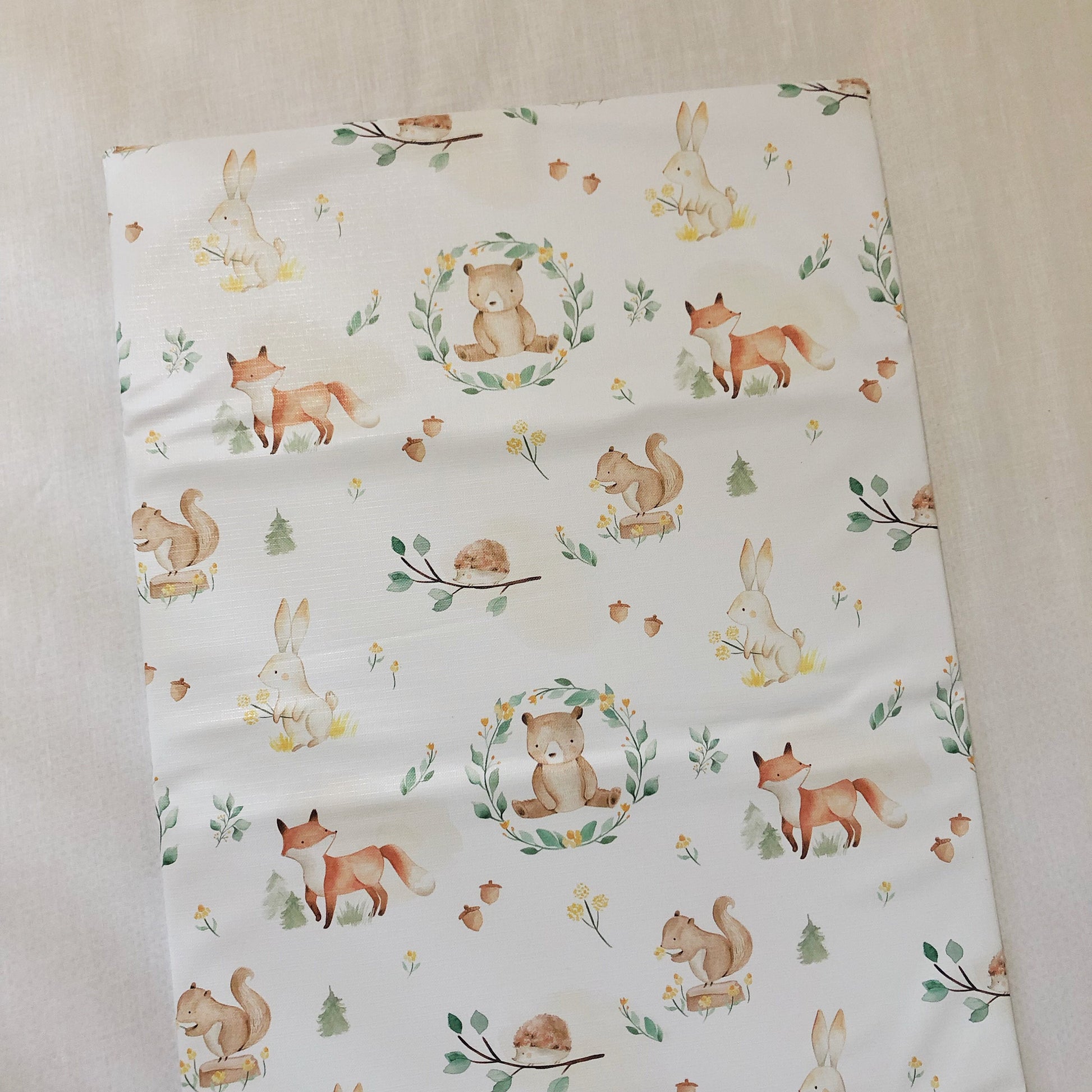 Woodland Bears and Animals - Baby Changing Mat