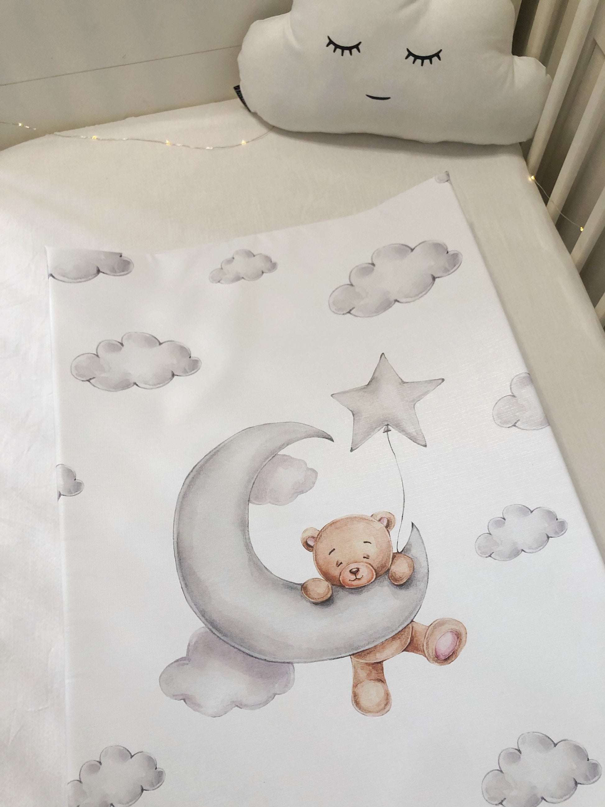 Bear on the Moon - Baby Changing Mat
