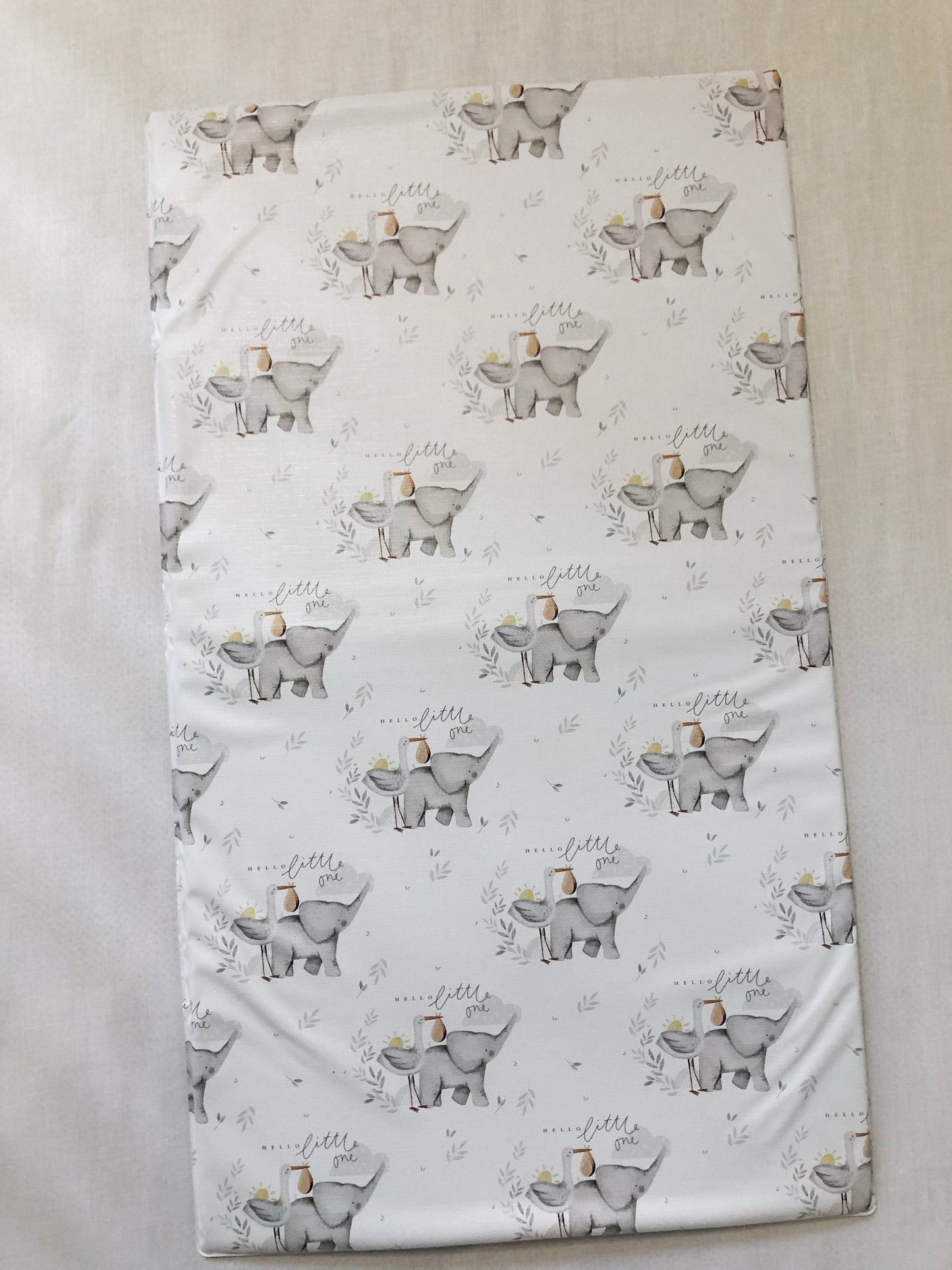 Elephants 'Hello Little One' - Baby Changing Mat