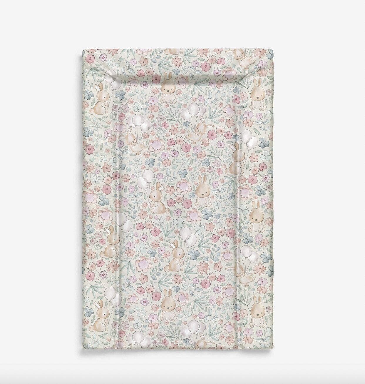 Bunnies and Balloons - Baby Changing Mat