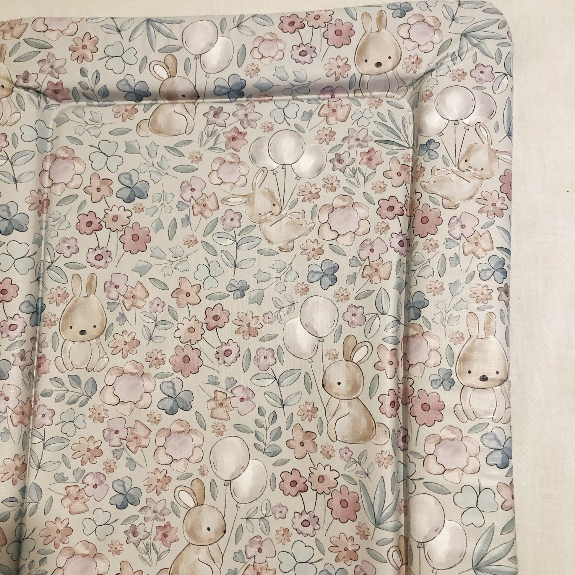 Bunnies and Balloons - Baby Changing Mat