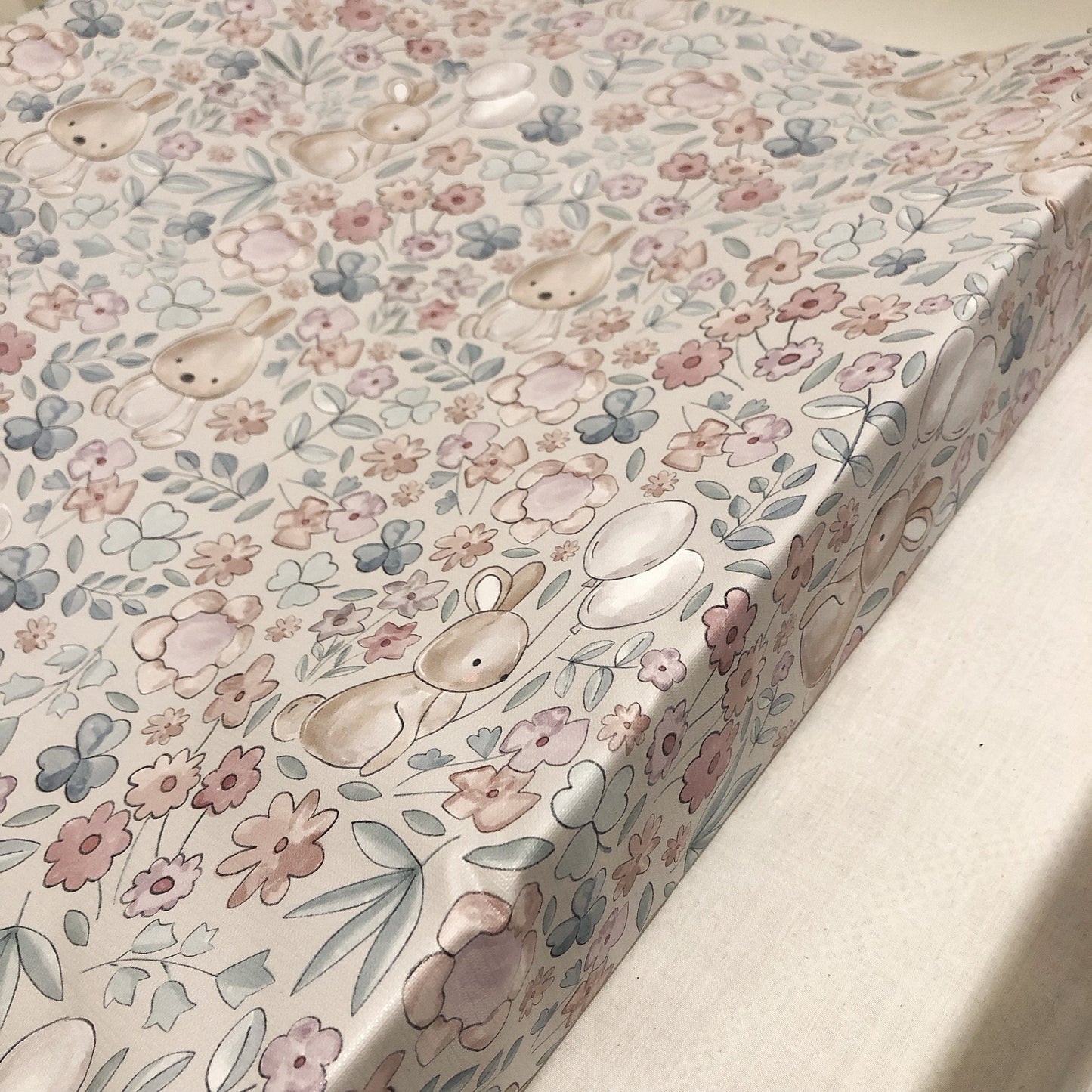 Bunnies and Balloons - Baby Changing Mat