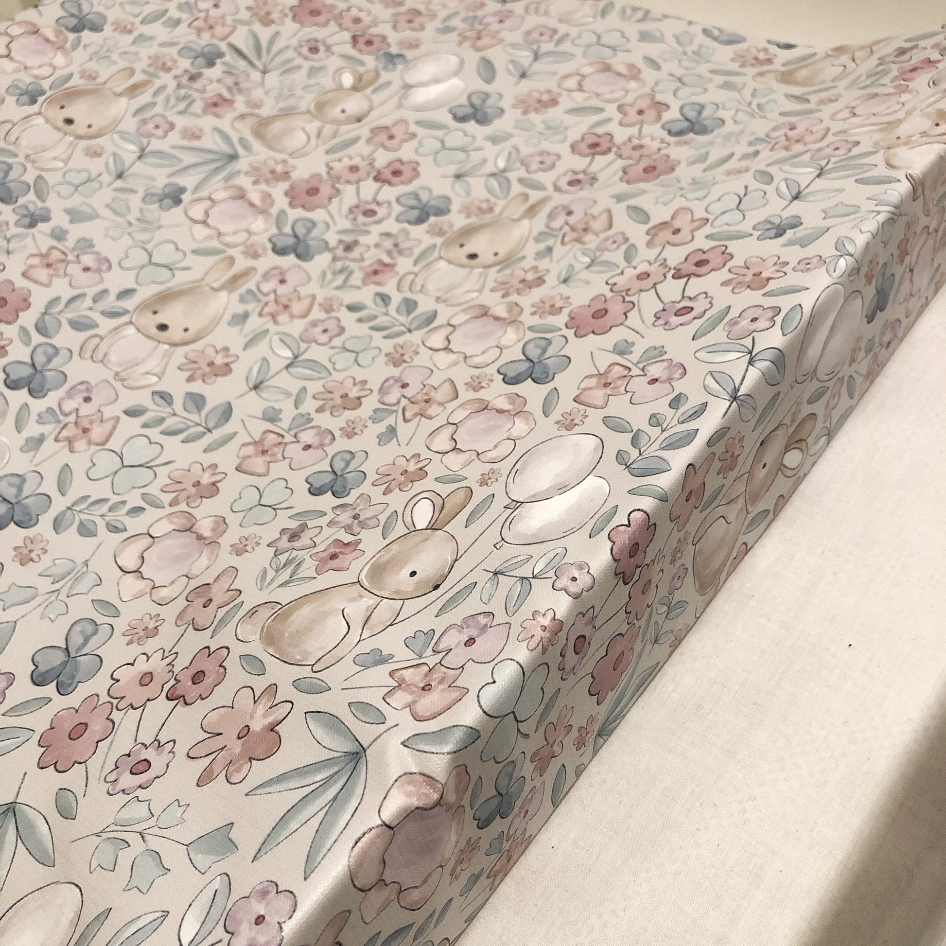 Bunnies and Balloons - Baby Changing Mat