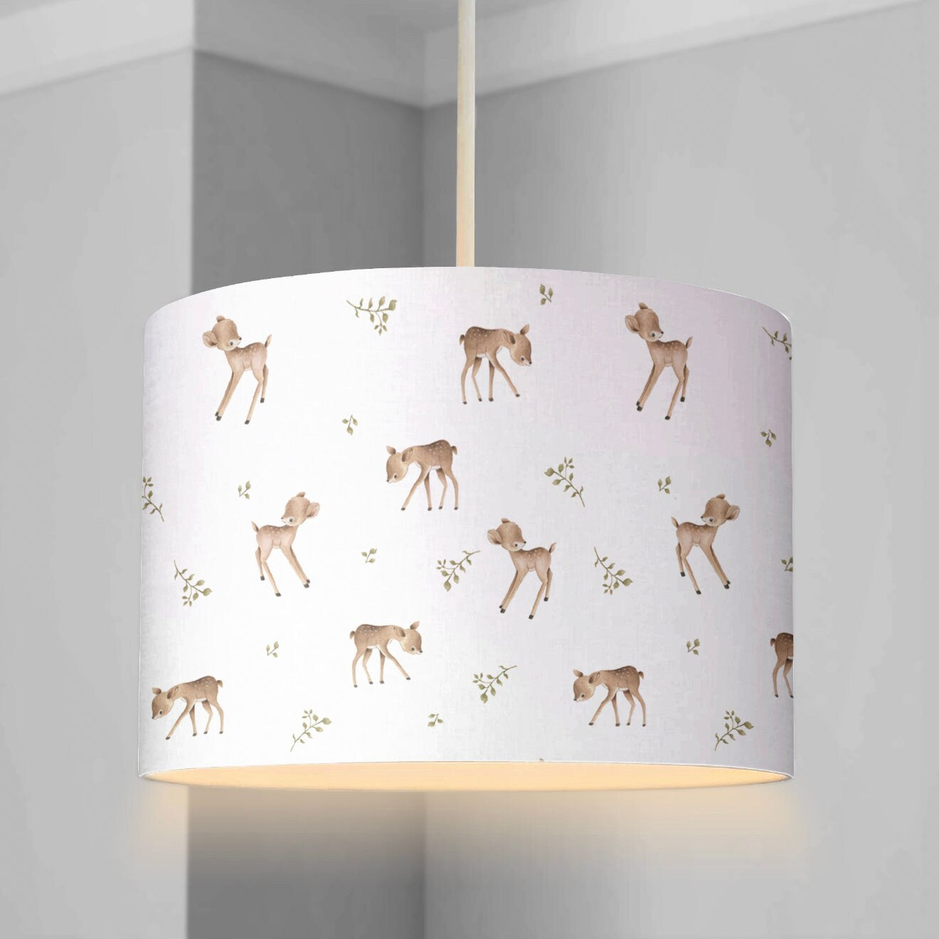 Woodland Deer - Lampshade