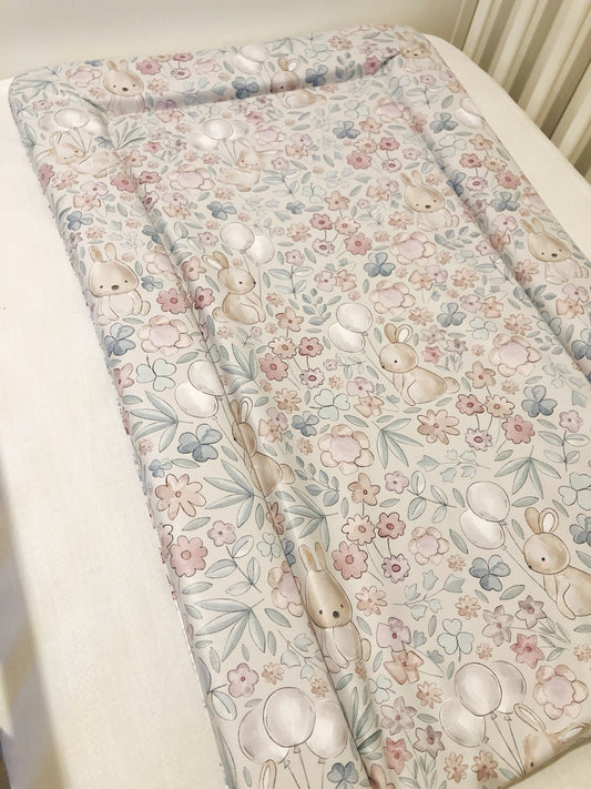 Bunnies and Balloons - Baby Changing Mat