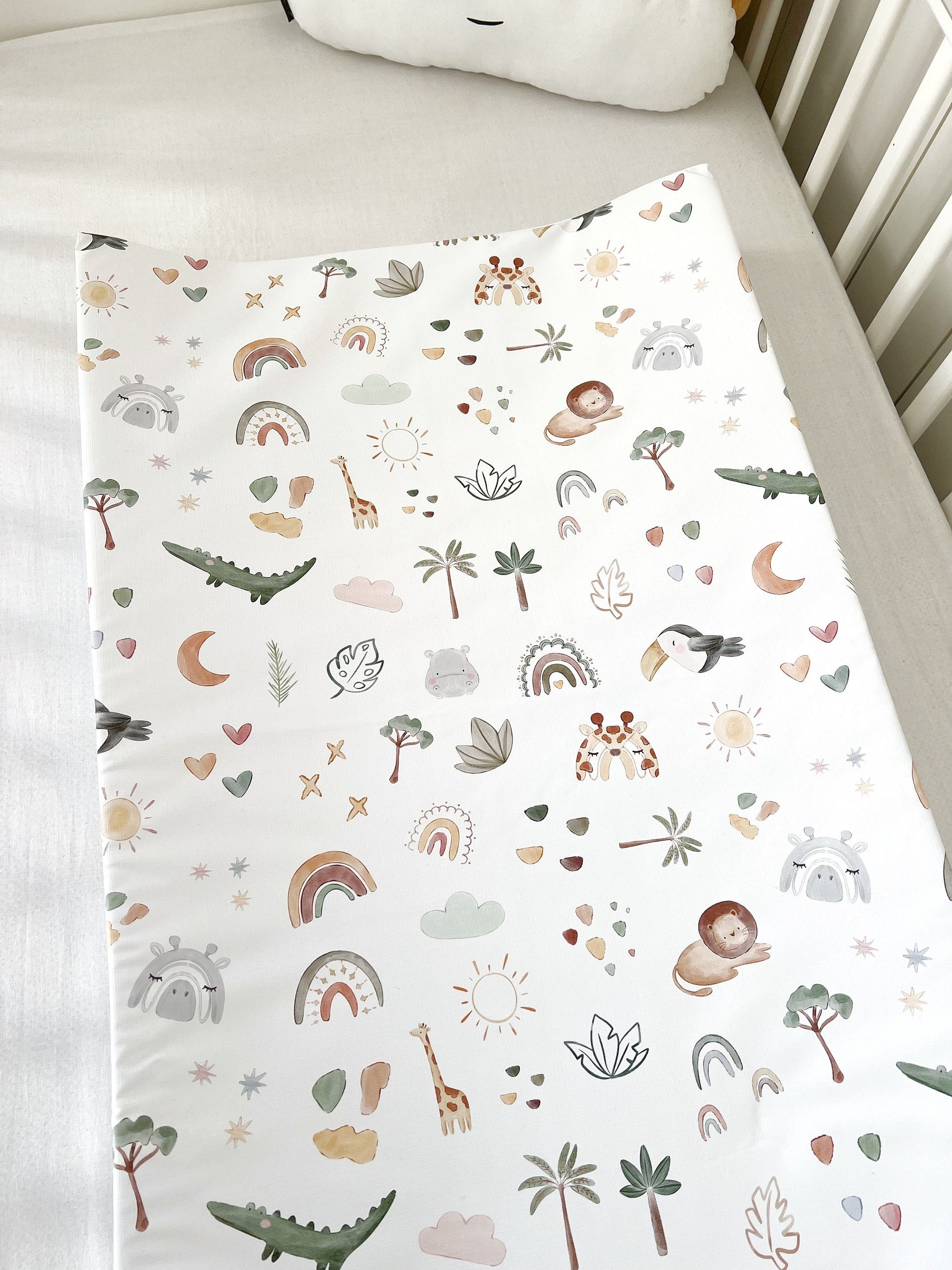 Little Safari Animals - Baby Changing Mat