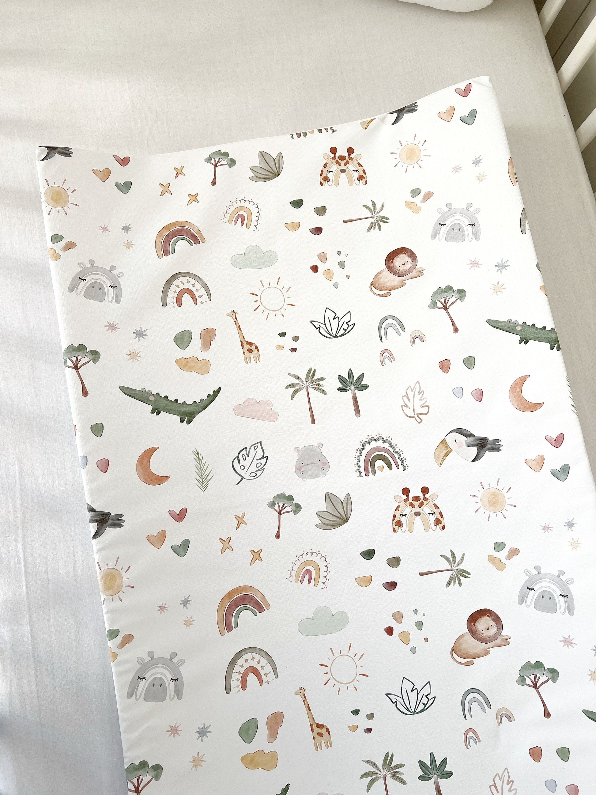 Little Safari Animals - Baby Changing Mat