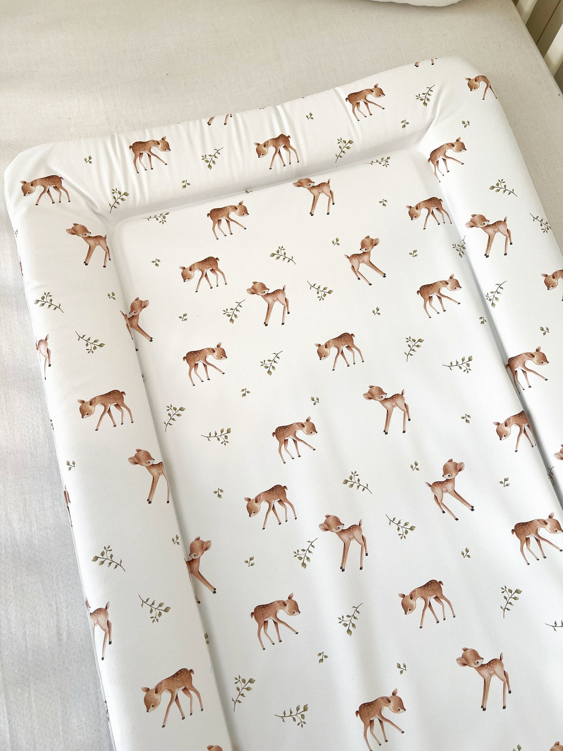 Sweet Deers & Eucalyptus - Baby Changing Mat