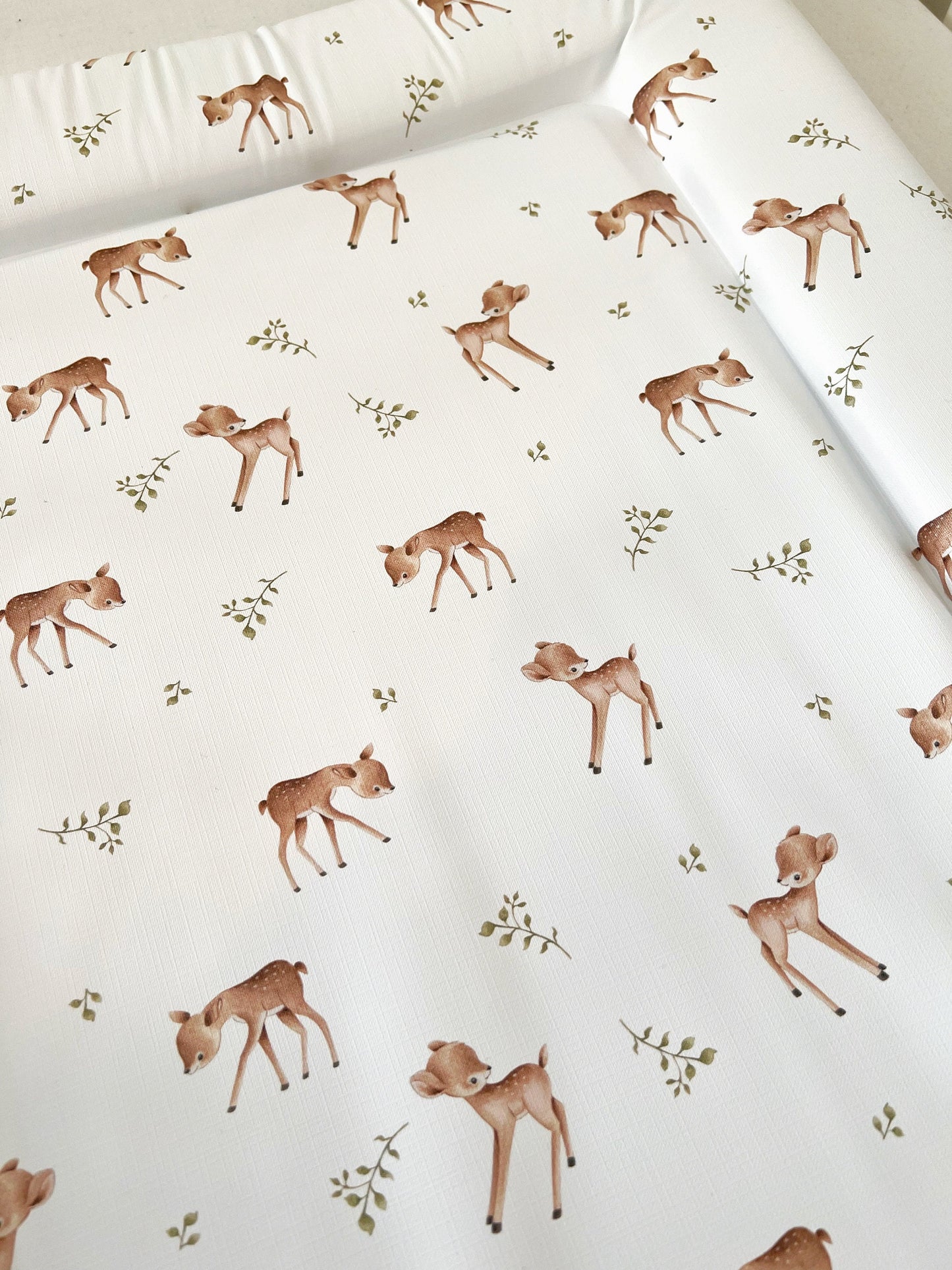 Sweet Deers & Eucalyptus - Baby Changing Mat
