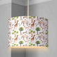 Jungle Giraffe and Elephants - Lampshade