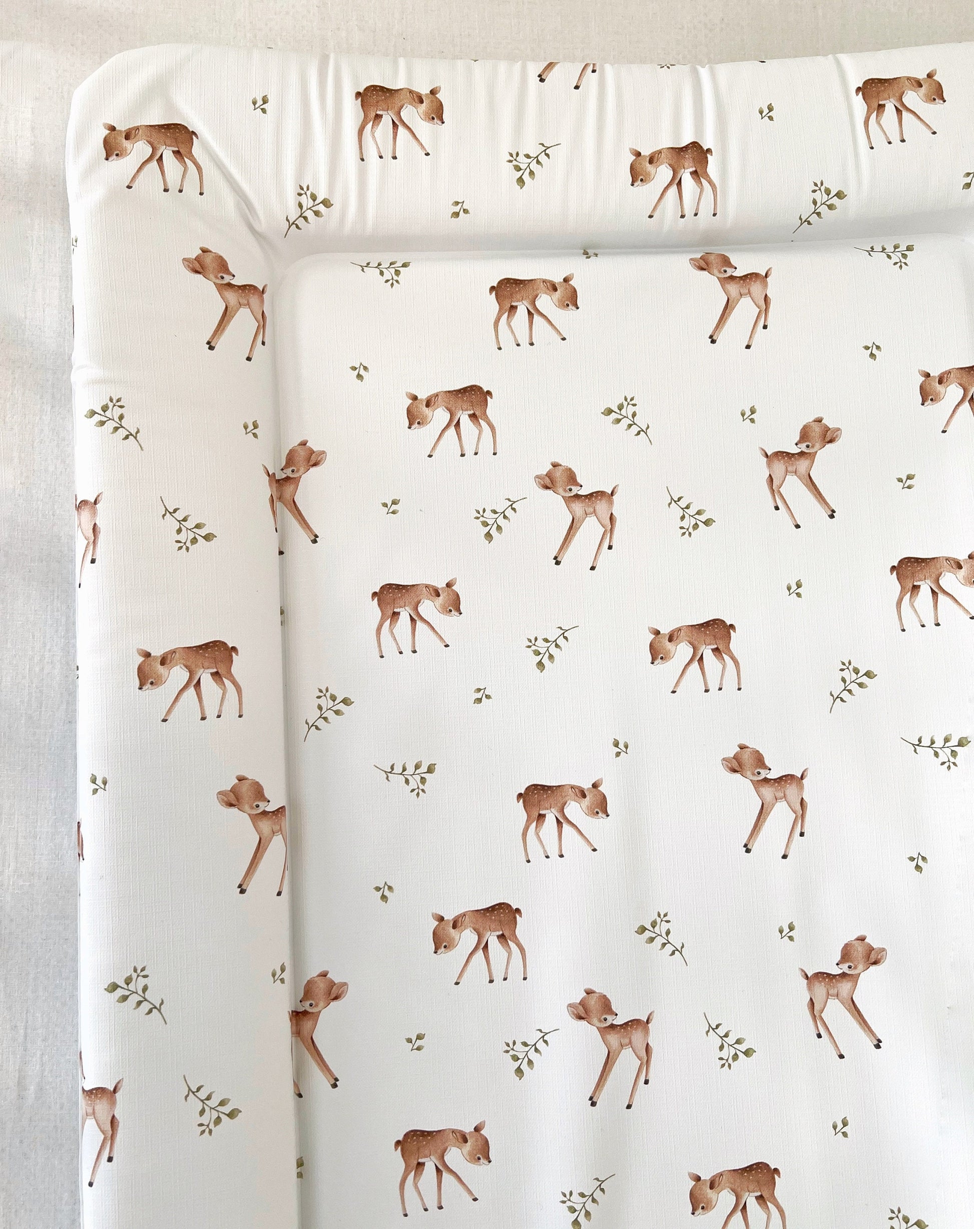 Sweet Deers & Eucalyptus - Baby Changing Mat