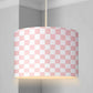 Pink and White Checkered - Lampshade